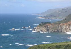 looking north from Hurricane Point