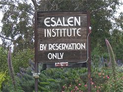 Highway gate at Esalen Institute