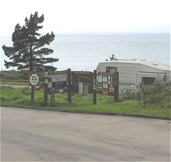 Entrance to Kirk Creek Campground