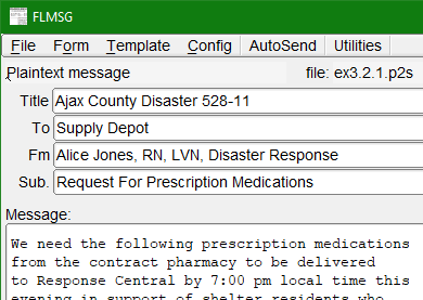 fully-received file displayed with flmsg