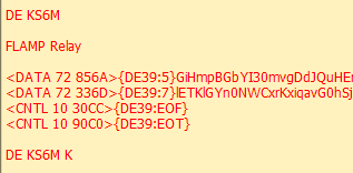 fldigi relaying blocks 5 and 7