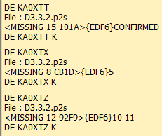 flamp reports from three listening stations